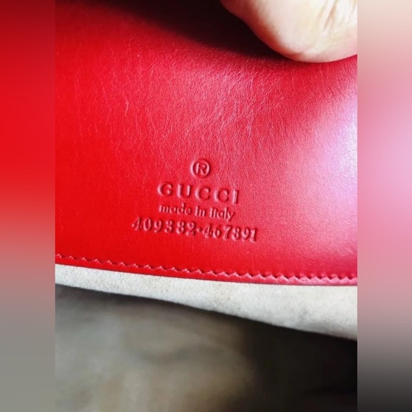 SOLD ‼️ Gucci Clutch Large Red Leather 100% authentic - Picture 7 of 10